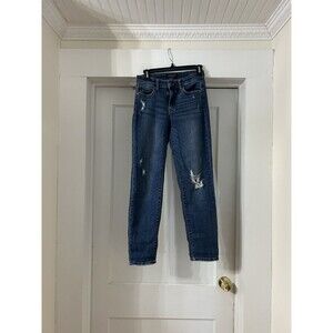 Judy Blue Womens Skinny Fit Jeans Size 1/25 Blue Distressed Stretch Denim Pants